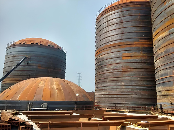 阳春焦粉钢板仓